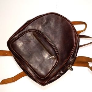 Leather pack sack